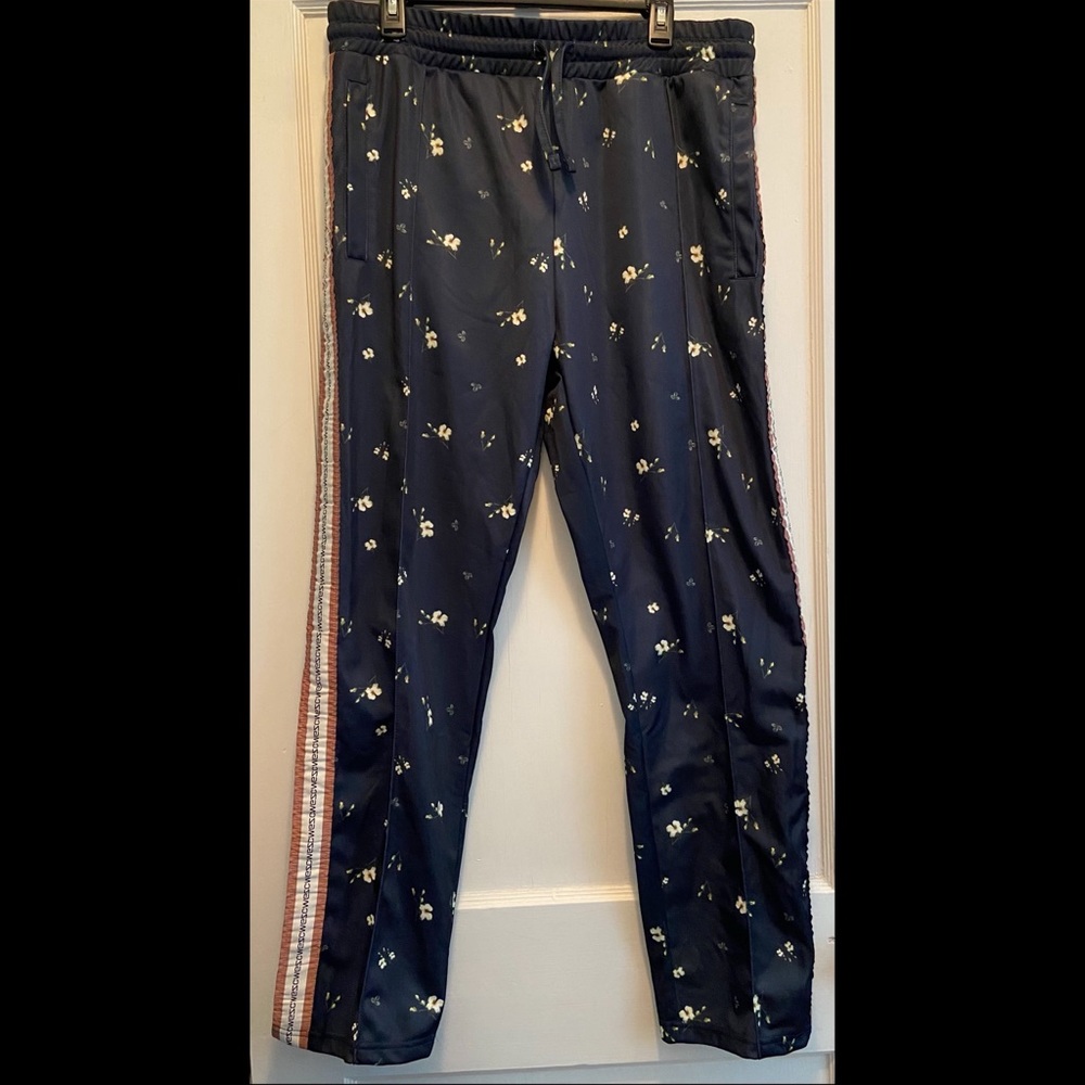 Wesc Navy Floral Track Pants